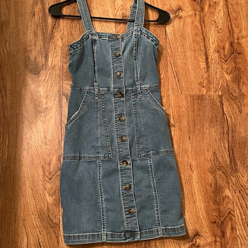 Denim dress size XS